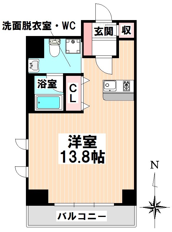 ベレーサ新瑞橋の間取り