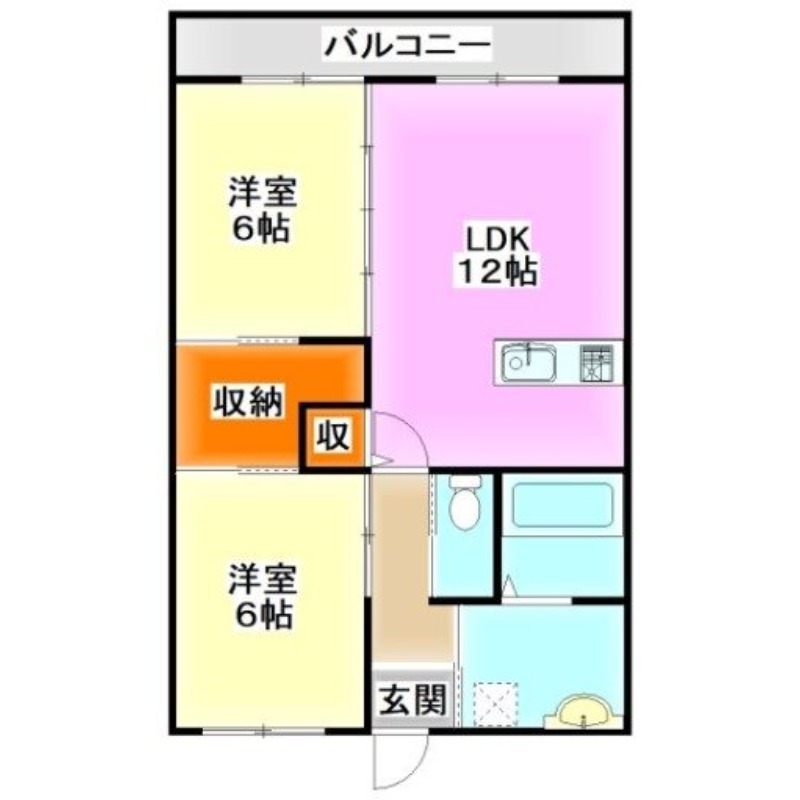 クレールソフィアA棟の間取り