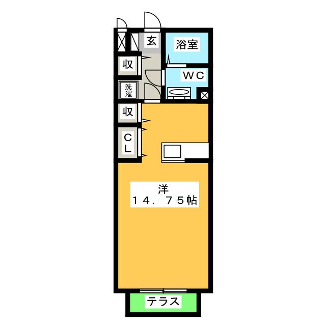 サントゥールＣの間取り