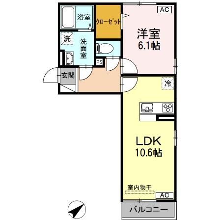 D-roomそらの間取り