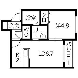 フェリオ真駒内の間取り