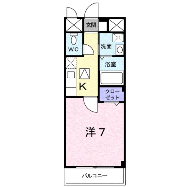 アライブ　キノの間取り