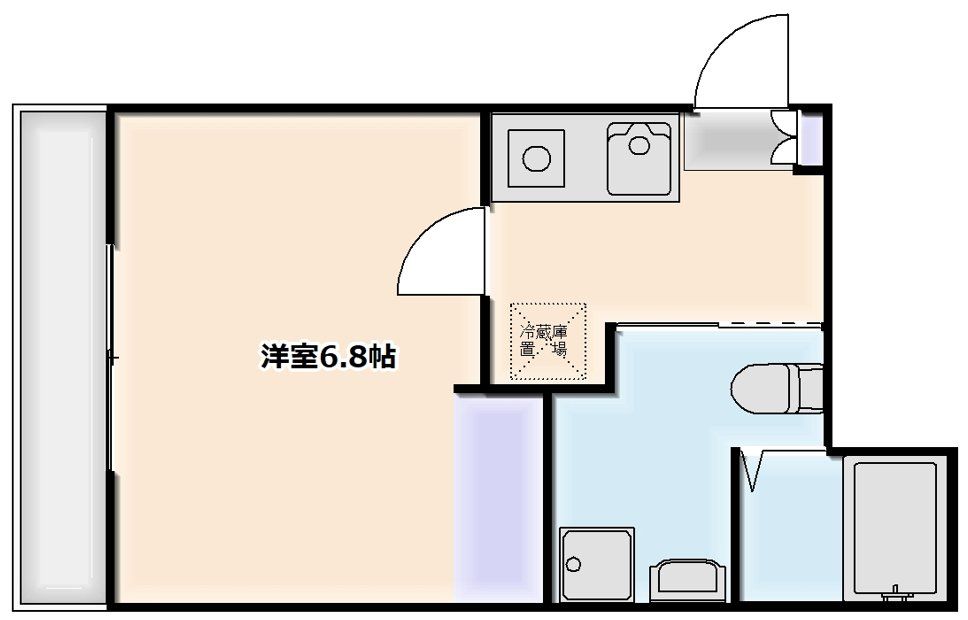 casafortuna横浜柴町の間取り