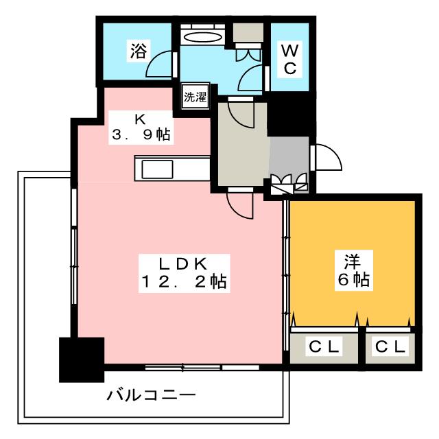 パシフィックロイヤルコートみなとみらい　アーバンタワーの間取り