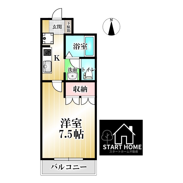 クレシア105の間取り