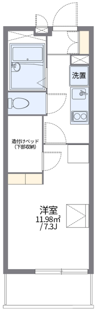 レオパレスＳｅｖｅｎ＆Ｆｉｖｅの間取り