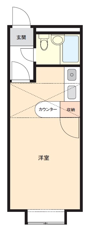 ベルピア馬堀海岸の間取り