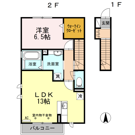 プランドールＨの間取り