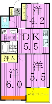 第二宝マンションの間取り