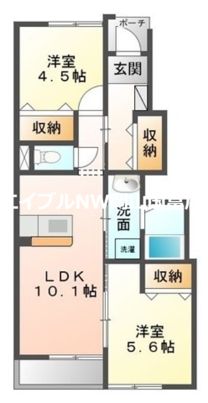 サンフォレストの間取り