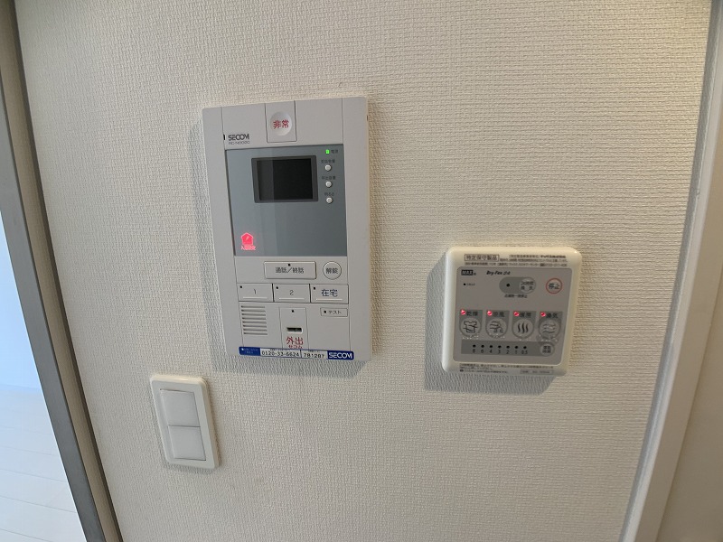 セキュリティ　他室参考写真　ホームセキュリティ搭載物件