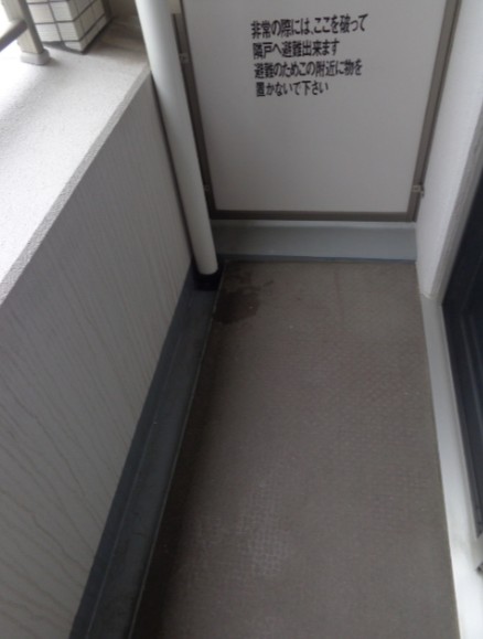 バルコニー　別部屋イメージ画像になります