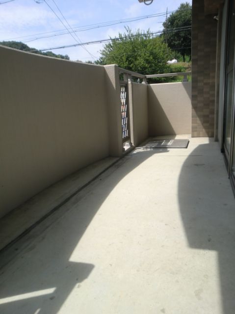 バルコニー　広いベランダです