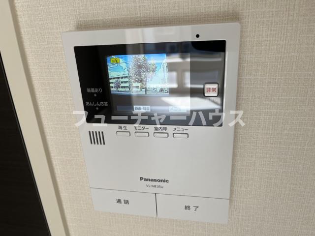セキュリティ　カメラ付インターホン（イメージ）