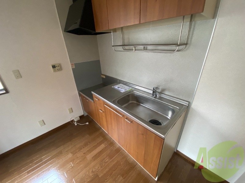 キッチン　キッチンスペースも広く冷蔵庫等も問題なく設置出来そうですね。