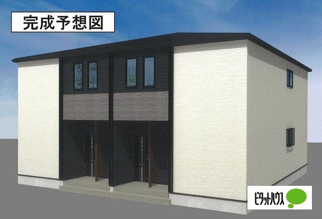 エントランス　建築中