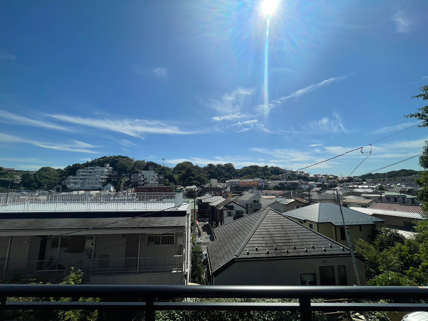 バルコニー　2階バルコニーからの眺望