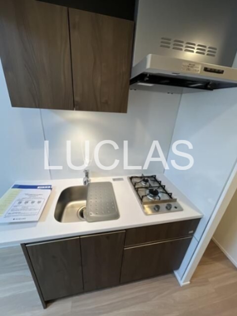 キッチン　2口コンロで使いやすいシステムキッチン♪