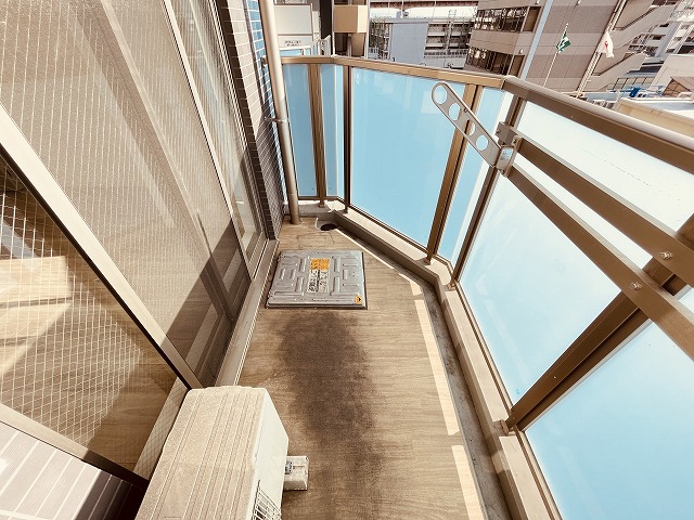 バルコニー　落ち着いた時間を過ごせるバルコニーです