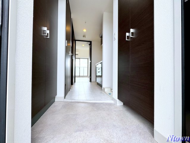 玄関　明るい玄関です