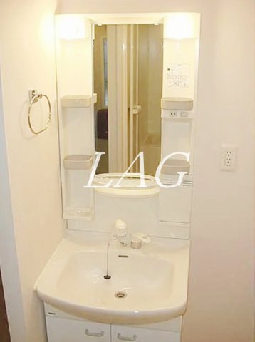 洗面設備　洗面台です。