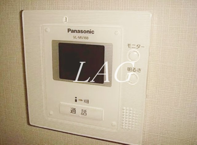 セキュリティ　モニター付きインターフォンです。