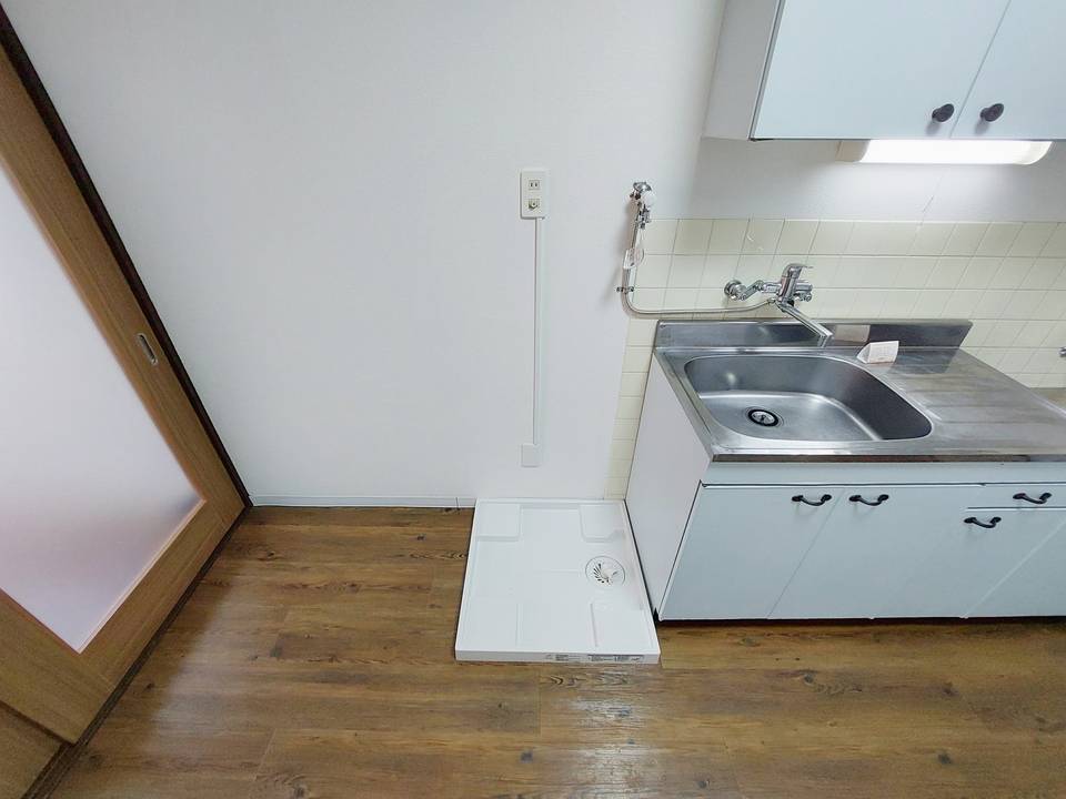 洗面設備　洗濯機置場