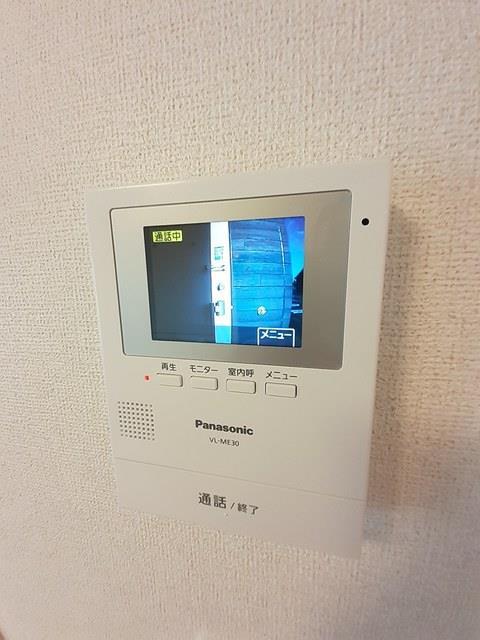 セキュリティ　モニター付きインターホン