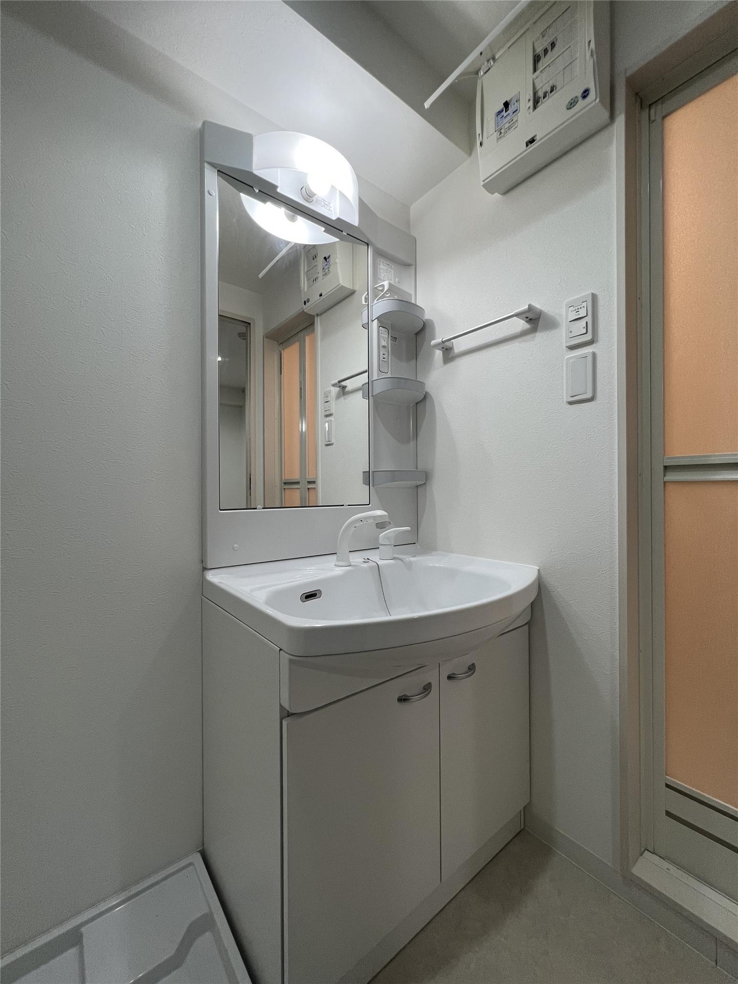 洗面設備　同タイプ別室の写真です