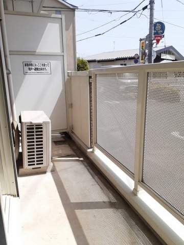 バルコニー　広々としたバルコニーです