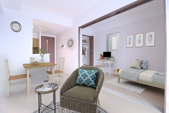 居室・リビング　※家具・小物はＣＧで合成しています