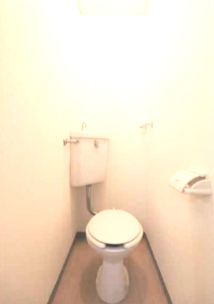 トイレ　落ち着いた色調のトイレです