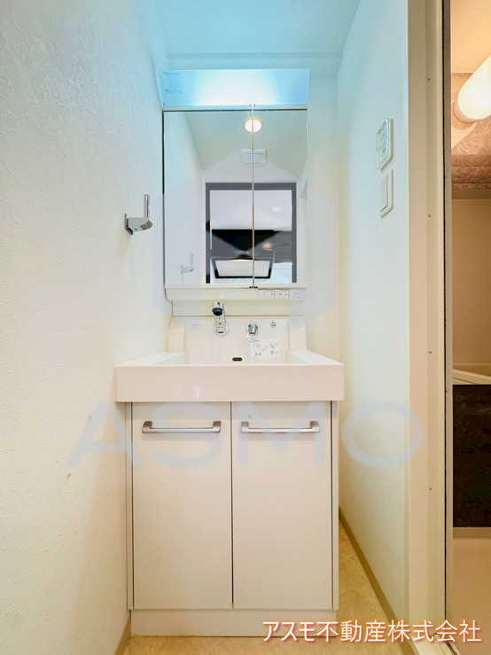 洗面設備　同マンション別部屋参考写真