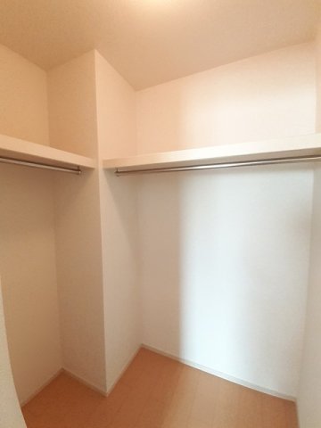 収納　たっぷりとした収納スペースです