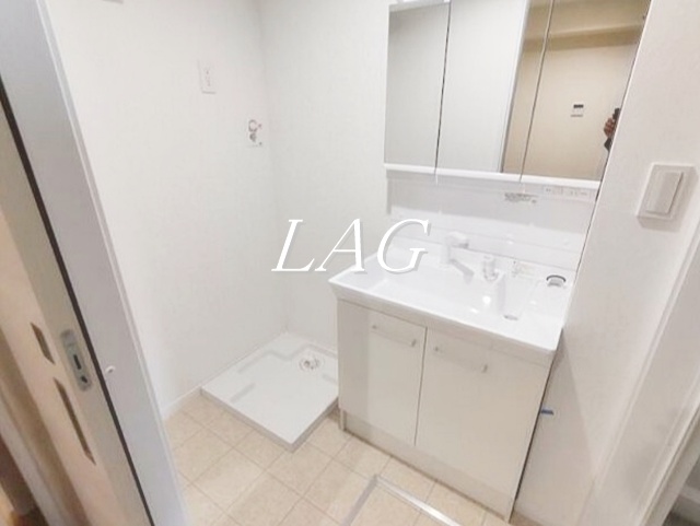 洗面設備　洗面台です。