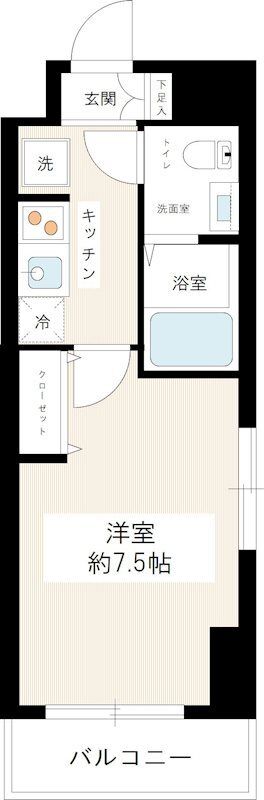 アトラス カーロ浦和常盤弐番館の間取り写真