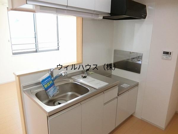 キッチン　ガスコンロ設置可！