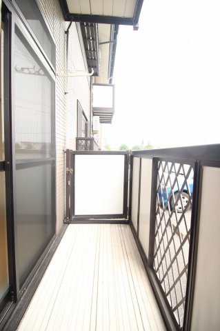 バルコニー　同施工会社同型タイプの別のお部屋です