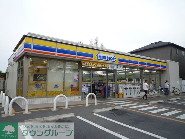 コンビニ　ミニストップ鶴ヶ島脚折4丁目店（コンビニ）まで370m