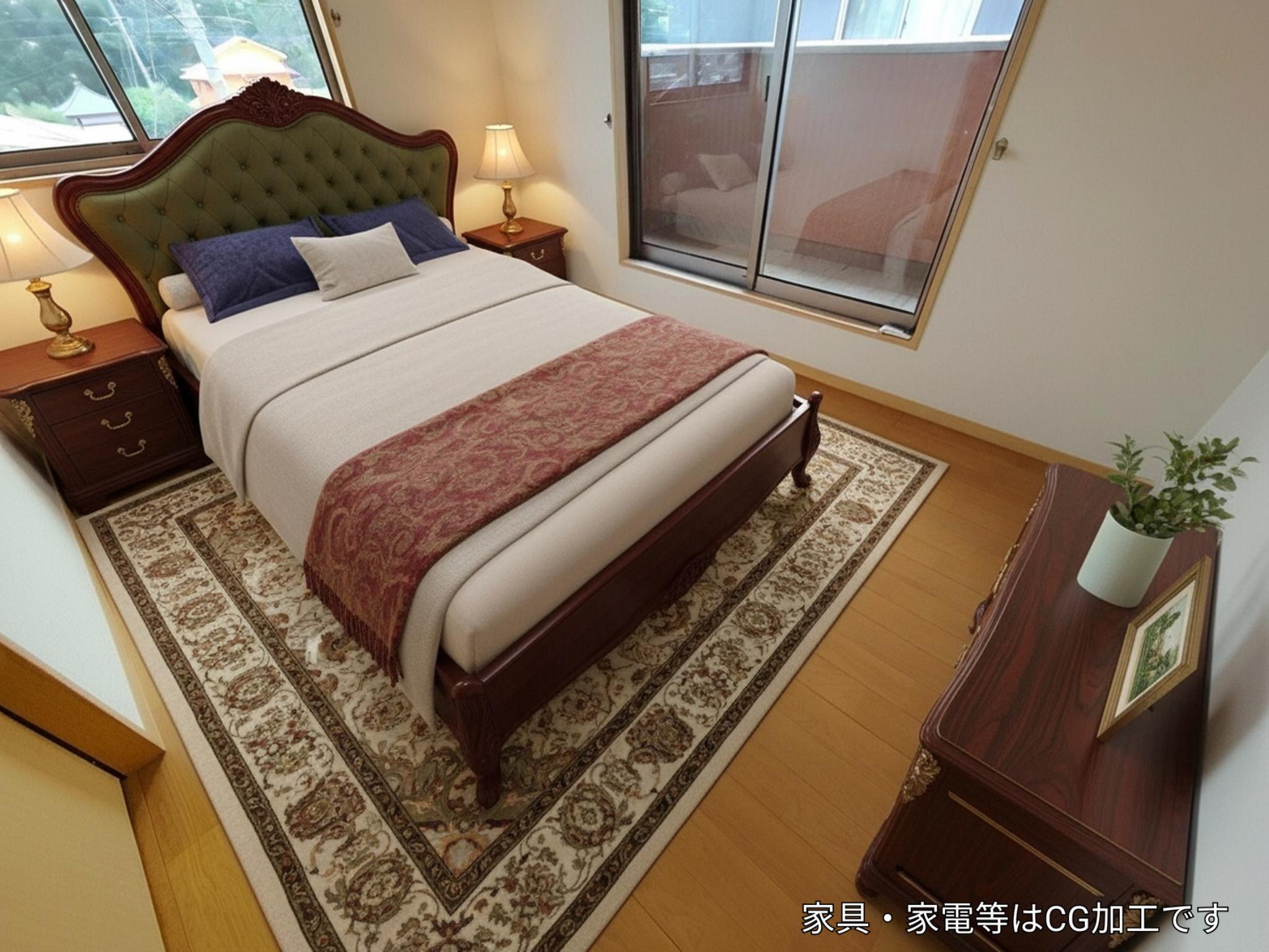 その他部屋・スペース　東南側洋室（主寝室）6帖　WIC付！東と南の２面採光！