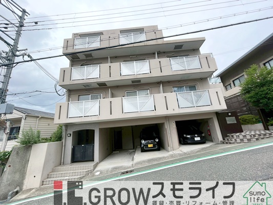 阪急神戸線 六甲駅 徒歩15分 4階建 築31年の外観写真