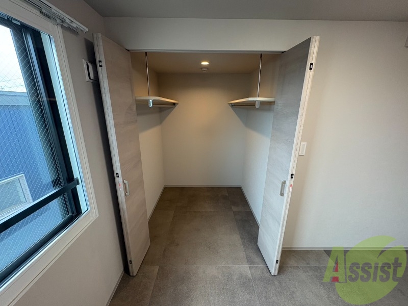 収納　収納もバッチリあるのでお部屋が片付きますよ！
