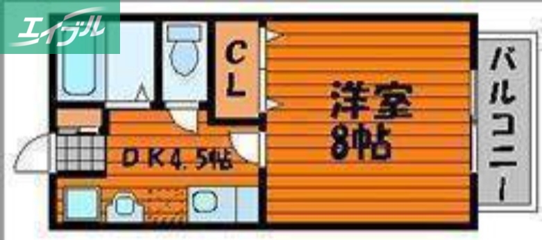 ダンディライオン西市A棟の間取り写真