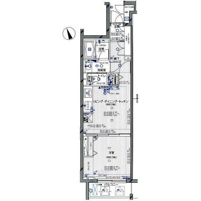 デュオ・スカーラ新宿IIの間取り写真