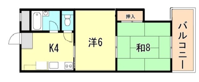 グリーンビラ西代の間取り写真