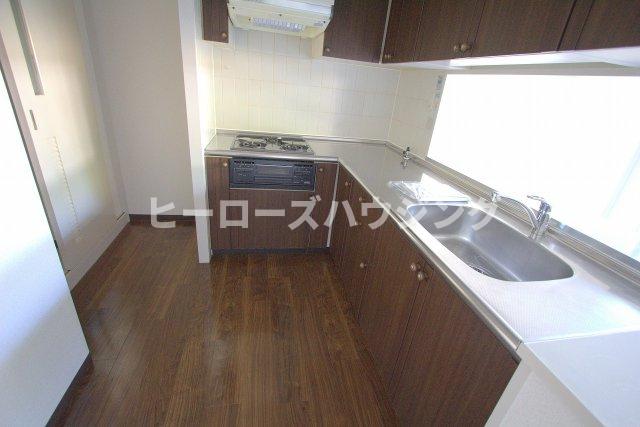 北大阪急行 桃山台駅 徒歩15分 8階建 築39年のキッチン写真