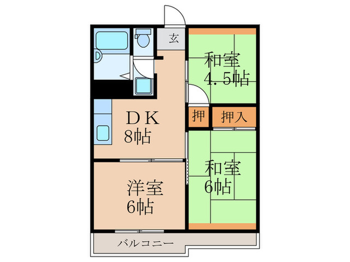 タウニーズの間取り写真