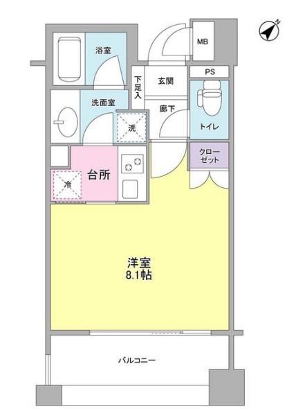 アルス恵比寿メイクスの間取り写真