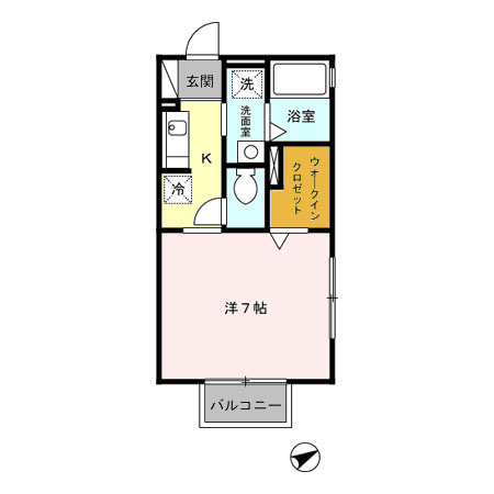 サンボナール前原の間取り写真