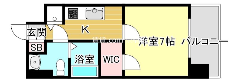 T’s SQUARE大阪城の間取り写真